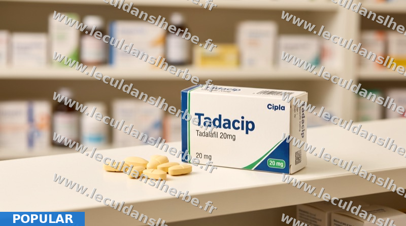 Tadacip en France — 0,24€ seulement par comprimé